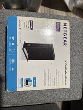Netgear N300 Wireless WiFi RouterBlack -  Content Is Sealed But Open Box picture