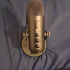 ZealSound USB Wired Condenser Microphone w/ Desktop Stand Mute Switch Black picture