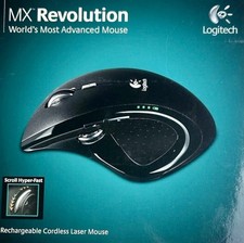 Open Box - Logitech MX Revolution Wireless Cordless Laser Mouse USB picture