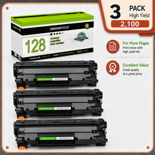 GREENCYCLE 3PK C128 CRG128 Toner For Canon ImageCLASS D530 L190 MF4570dw MF4770N picture