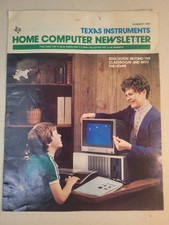 Texas Instruments Home Computer Newsletter Summer 1983 (Fold Out Mailer) TECH 80 picture