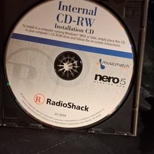 RadioShack Nero 5 Burning ROM Internal CD-RW Install CD Windows 98SE+ 25-3059 picture