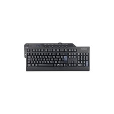 Lenovo Enhanced Performance USB Keyboard Multimedia Programmable, AZERTY, Black picture