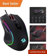 Ultimate Gaming Experience: M612 Wired RGB Mouse with 8000 DPI & Rapid Fire Keys picture