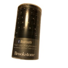 Brookstone Bluetooth Keyboard Flexible, Roll-up Model # 682369              @G picture