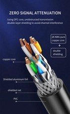 Cat 8 Ethernet RJ45 Cable Super Speed 40Gbps Patch LAN Network Gold Plated Lot picture