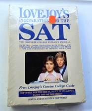 Vintage Lovejoy's Preparation For The SAT PC Software 1985 IBM PC Tandy 1000 picture