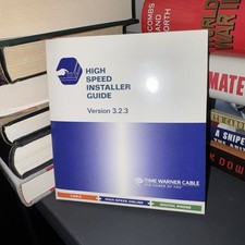 Time Warner Cable High Speed Installer Guide Version 3.2.3 CD Great condition picture