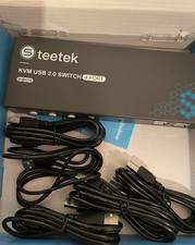 Teetek KVM USB 2.0 Switch 4 Port 4k@60Hz picture