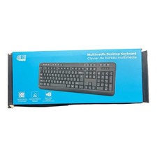 Adesso AKB-132HB- Multimedia Desktop Keyboard with 3-Port USB picture