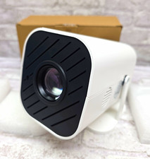 YGSKK Portable LED Desktop Projector White HDMI USB 3.5mm Audio picture