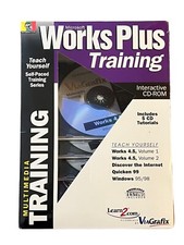Microsoft Works Training For Works 4.5 Vol. 1/2 Windows 95/98 Teach Yourself picture