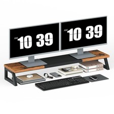 HOOBRO Dual Monitor Stand Riser, 39 Inch Large 4.9