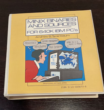1987 MINIX 1.2 Andrew Tanenbaum COMPLETE 9 Disk Set IBM PC Prentice Hall Vintage picture