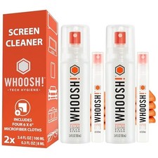 Screen Cleaner Kit Set of 2: 3.4 fl oz + 0.3 fl oz, Microfiber Cloths Included picture