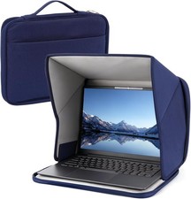 Laptop Sun Shade for Working Outside, Portable Laptop Sleeve Fits 12-14 Inch Lap picture