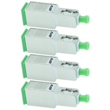 4x 5dB SC APC Connector Fiber Optic Optical Attenuator Single Mode Metal Green picture