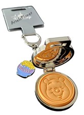 2026 Disney Parks Winnie the Pooh Waffle Iron Hinged Keychain Bag Charm picture
