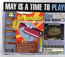 4 Mac Addict CD-ROM Discs + Sleeves ~ UNUSED picture