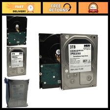 3TB Internal Surveillance Hard Drive, 32MB Cache, SATA 6.0Gb/s, 3.5
