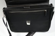 #207  TUMI Broadley Document Leather & Canvas Case 024232DB  RETAIL $595 picture