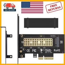 High-Performance M.2 NVMe to PCIe 4.0 x4 Adapter - Cooling Heatsink Included picture
