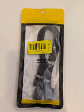 EZDIY-FAB RTX 3000 Series 12 Pin to Dual 8 PCIe 300 millimeters, Black  picture