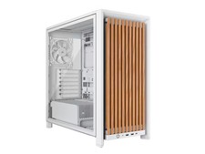 CORSAIR - FRAME 4000D WOOD RS Modular High Airflow Mid-Tower PC Case - White ... picture