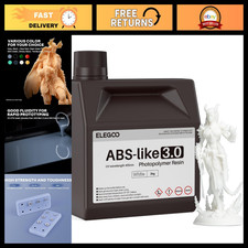 High-Quality 3D Printer Resin White, ABS-Like, 2000g for Smooth Printing picture