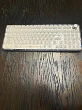 YUNZII x98 Compact Clear Bluetooth Illuminated Backlit Keyboard picture
