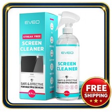 TV Screen Cleaner Spray Kit for LCD LED OLED Screens with Microfiber Cloth picture