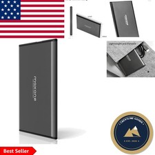 Ultra Slim 320GB External Hard Drive - Sturdy Aluminum, Quick Plug & Play Design picture