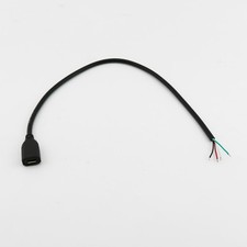 1pc Micro USB 5 Pin Female to 4 Pin 4 Wire Data Charge Cable Cord Connectors DIY picture