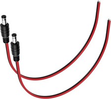 2Pcs 5.5x2.5mm Male DC Power Pigtails picture