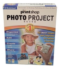 Vtg The Print Shop Photo Project Suite Windows Software NEW NOS picture
