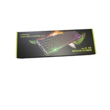 eGaming AL 006 Backlight Gaming Keyboard 104 Key Multimedia USB Wired Gaming NIB picture