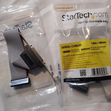 StarTech 16in DB25 Parallel Female to IDC 25 Pin Header Slot Plate  PLATE25F16 picture