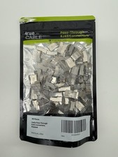 True Cable Cat 5e Pass Through RJ45 Connectors Shielded 100 PCS picture