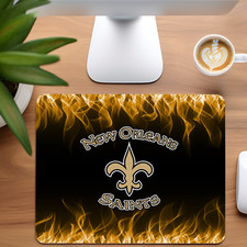 New Orleans Saints Custom Non-Slip Neoprene Mouse Pad Home Office picture