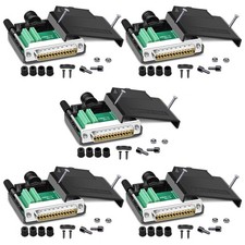 5PCS DB25 Solderless RS232 Serial to 25 pin Terminal Adapter picture