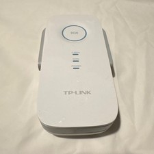 TP-Link RE450 AC1750 WiFi Range Extender Dual Band Gigabit Reset Used White picture