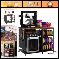3D Printer Stand with Filament Storage Rack, Heavy Duty Multi-Layer Work Table f picture