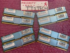 MICRON 32GB 8x4GB PC2-5300F FB DIMM DDR2 667 ECC REG MEMORY 1 YEAR WARRANTY picture