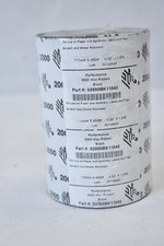 Zebra Performance 2000 Wax Print Ribbon Black 110mm x 450m 02000BK11045 picture