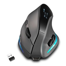 Gaming Mouse with Display, Wireless Vertical Ergonomic Mouse with Tri-Mode Co... picture
