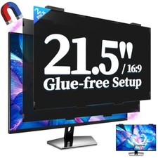 Verponity 2 Pack 21.5 Inch Magnetic Privacy Screen for Computer Monitor 16:9 picture