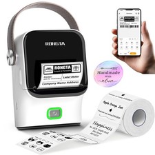 Bluetooth Label Maker Machine with Tape, Thermal Label Printer for Office, Small picture