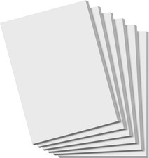 Notepads 4x6 - Blank Memo Pads - 50 Sheets per Notepad - In-6 Pack, White  picture