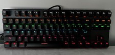 RGB Mechanical E-Sports Gaming Keyboard Linear Blue Switch 84 key Wired 2YR WRNT picture