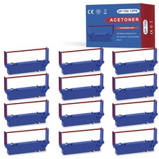 12 Pack SP700 Ribbon for SP700 Printer Ribbon Black and Red SP700 SP-700 picture
